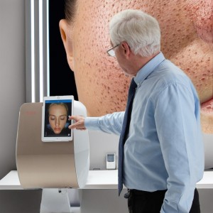 Full Face Scan Dermatoscope Intelligent Skin Analyzer Machine for Facial Dermatologia Analysis