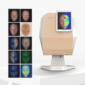 MEICET New Skin Face Analysis Acne Spot Skin Test Analyzer Beauty Care Machine for Salons with UK/EU/JP plugs