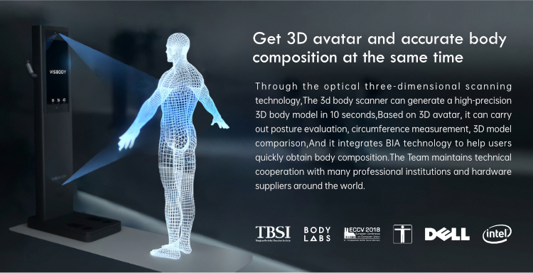 Visbody-R Explorer: 3D Full Body Scanner For Body Composition