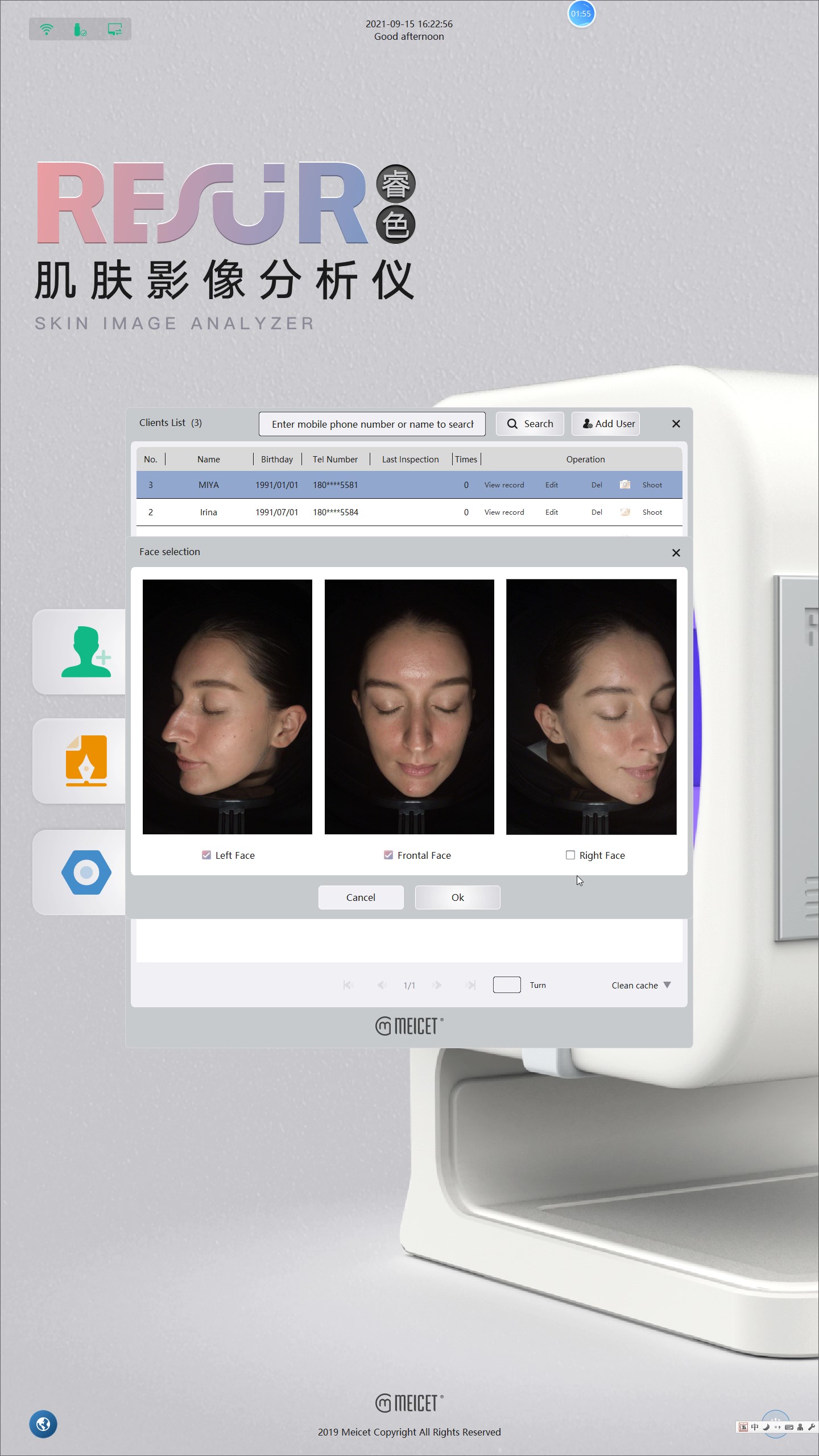 Resur Skin analyzer