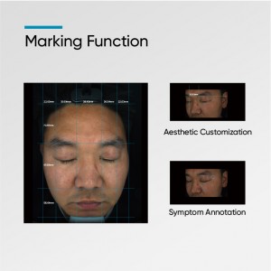 MEICET ISEMECO S7 Professional 3D Skin Analyzer Woods Lamp Skin Analysis with Camera Targeted for Face Analysis