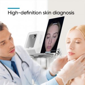 MEICET ISEMECO S7 Professional 3D Skin Analyzer Woods Lamp Skin Analysis with Camera Targeted for Face Analysis