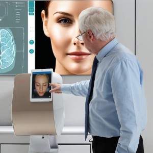 MEICET MC88 Facial Skin Scanner Machine Wood Lamp Face Analyser Machine Intelligent Skin Analyzer